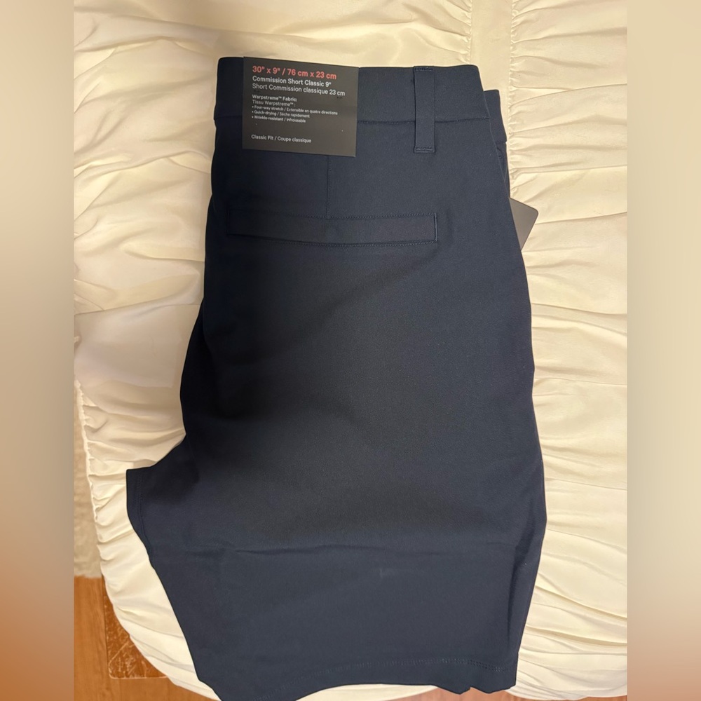 Lululemon Navy Commission Short 9” - Picture 2 of 5